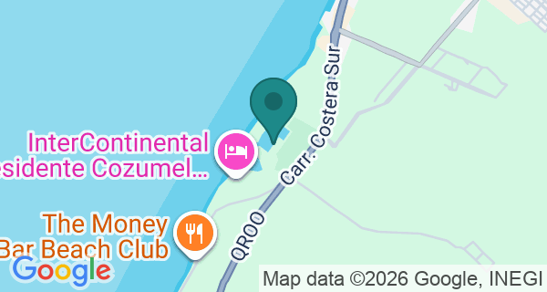 Map showing Blue Note Scuba's location