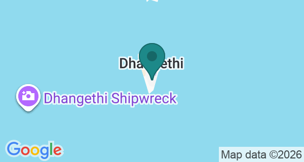 Map showing South Ari Dive Center's location